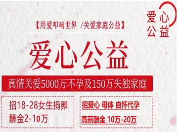 新兴捐卵助孕生子 爱心志愿者招募